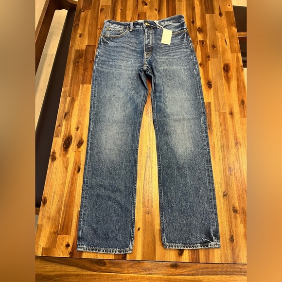 Alexa Chung for Madewell High-Rise Straight Jean in Allendale Wash NWT size 28 - Picture 7 of 15